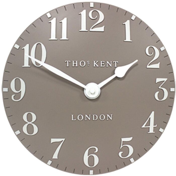 Thomas Kent - 12" Arabic Clay Wall Clock